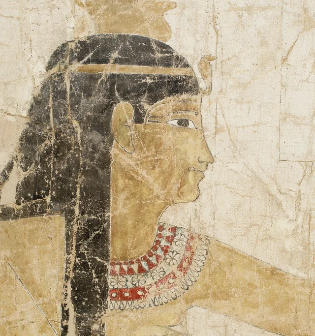 Painted Shroud Fragment, Ancient Egypt