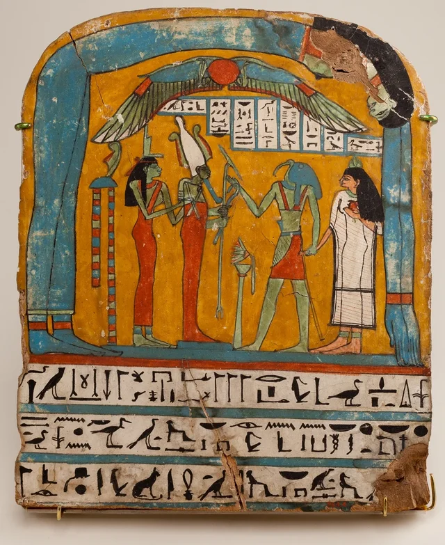 Painted wooden panel of Tabakenkhonsu