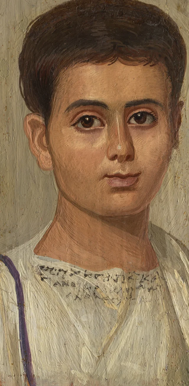 Portrait du jeune Eutychès, Égypte ancienne