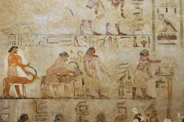 The procession of the Asiatics