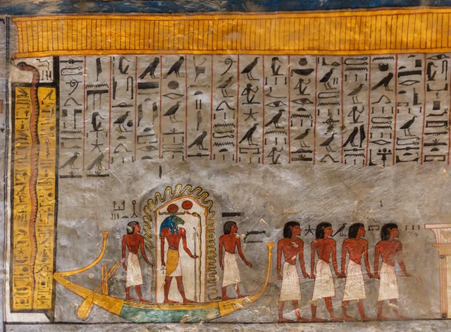 The solar barque (Book of Gates)