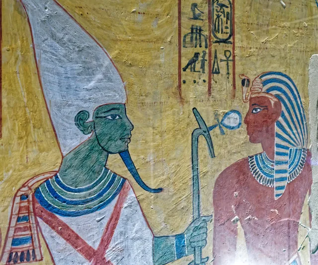 Thutmose IV and Osiris