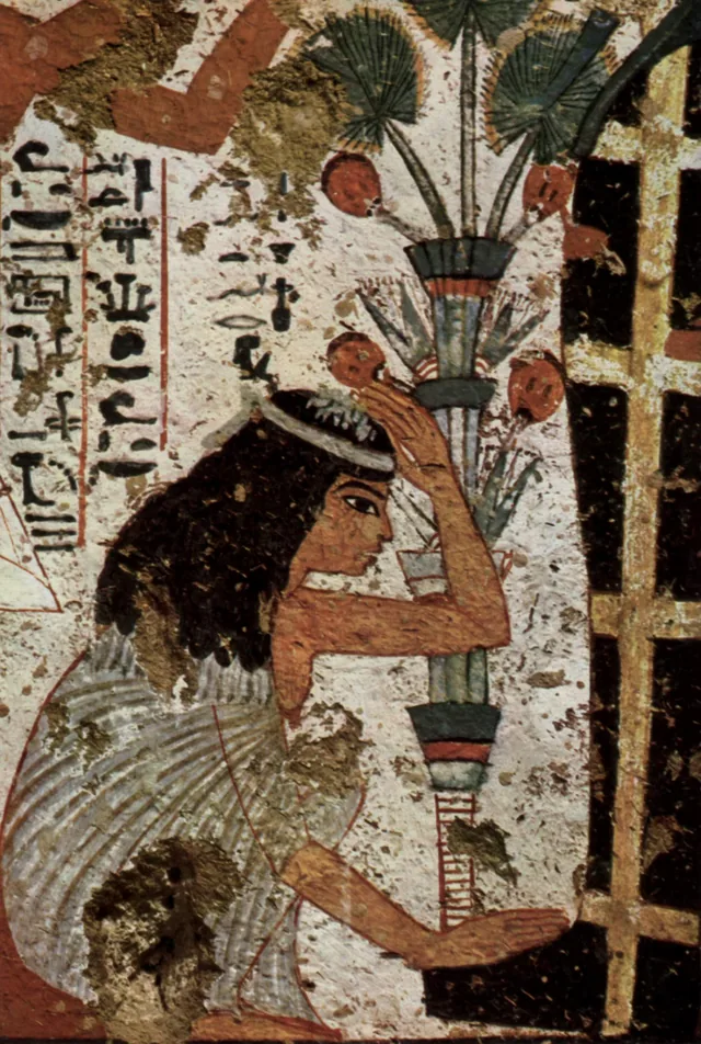 Woman with a composite bouquet