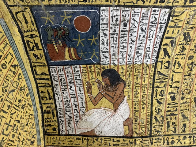 The deceased in adoration, Ancient Egypt
