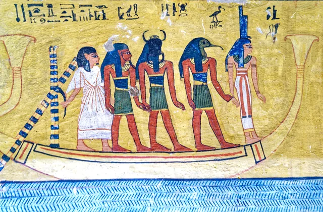 The barque of the gods, Ancient Egypt