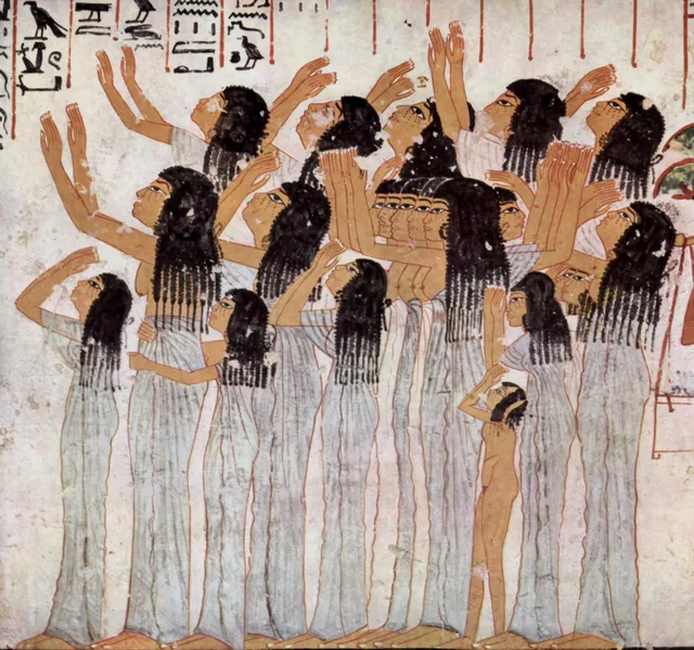 The mourners