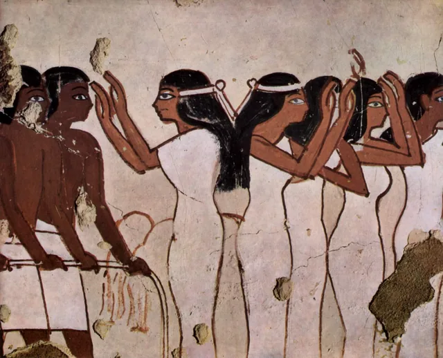 Femmes en procession, Égypte ancienne