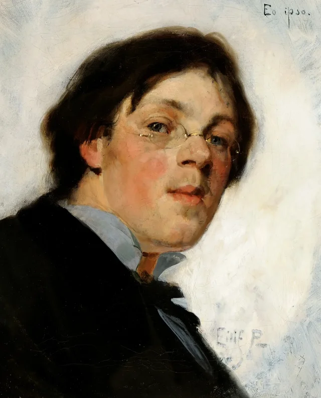 Autorretrato, Eilif Peterssen