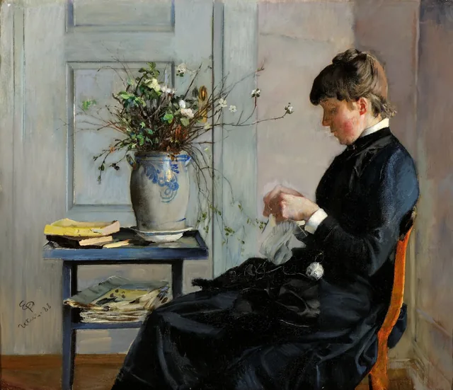 The Artist's Wife, Eilif Peterssen
