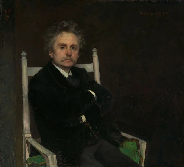 The Composer Edvard Grieg, Eilif Peterssen