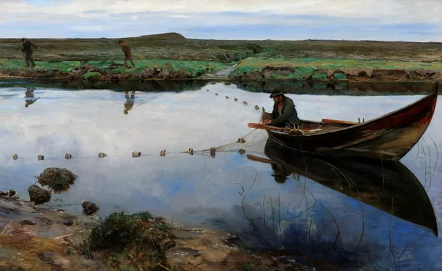 Salmon Fishers, Eilif Peterssen