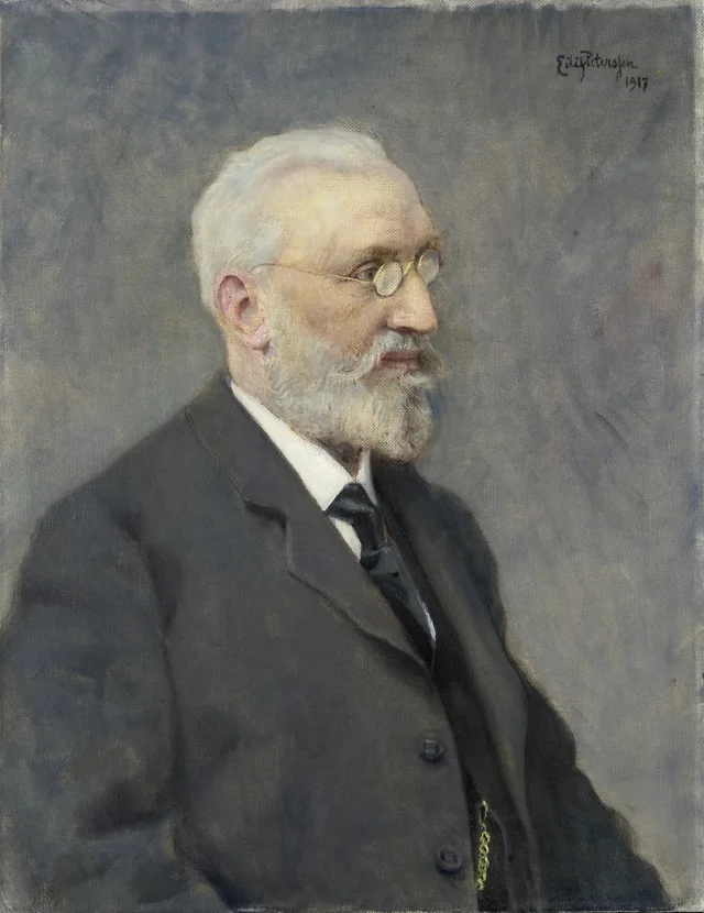 Portrait of Olaus Andreas Halvorsen, Eilif Peterssen