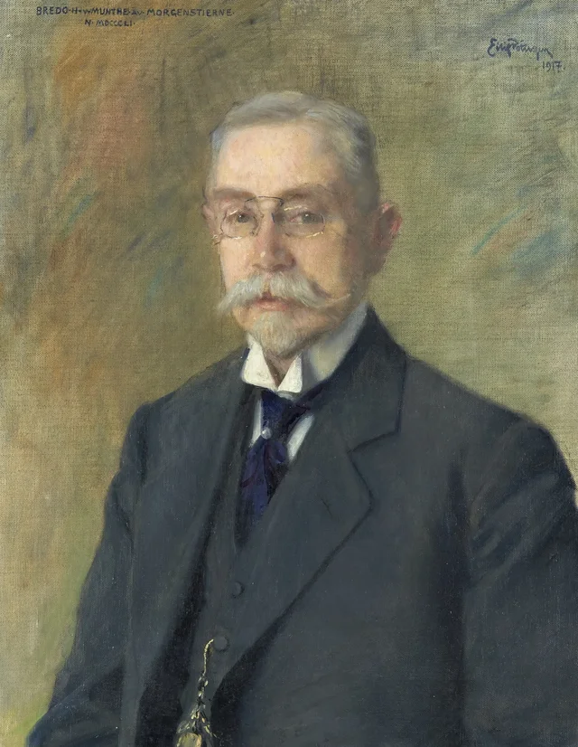 Retrato de Bredo Henrik von Munthe af Morgenstierne, Eilif Peterssen