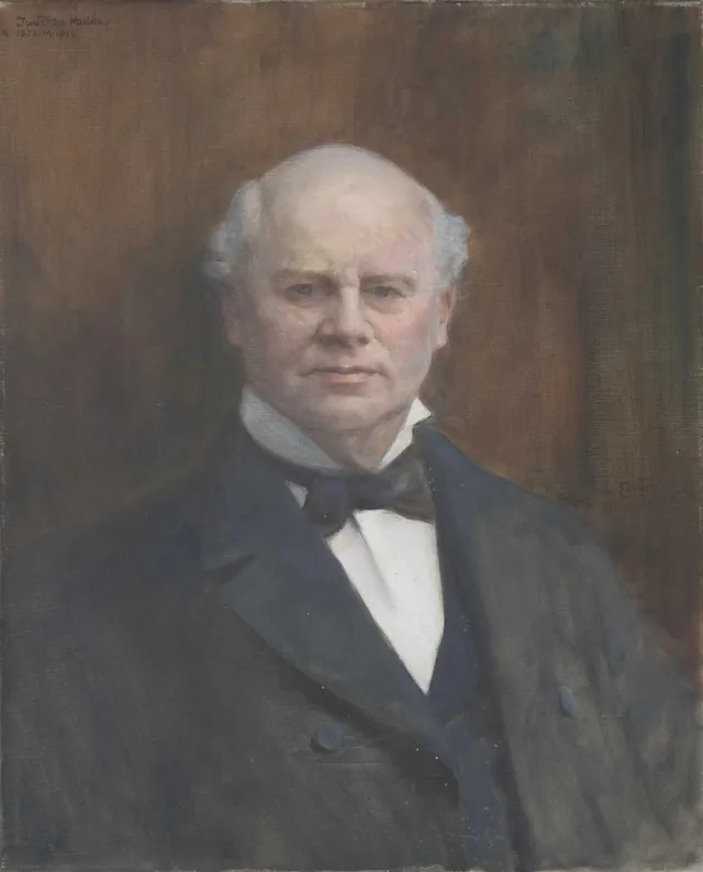 Portrait of Jens Petter Hallén, Eilif Peterssen