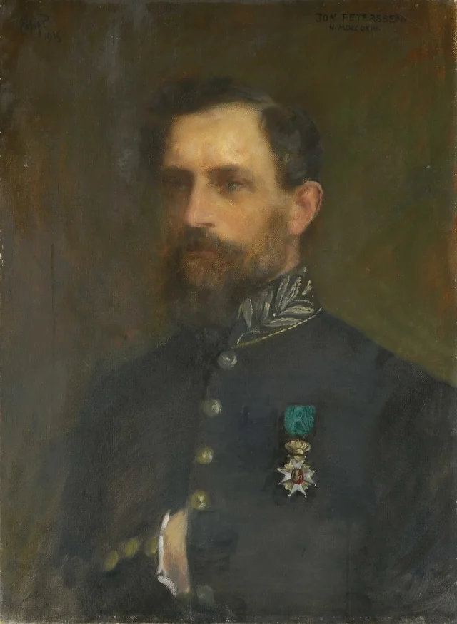 Portrait of Jon Peterssen, Eilif Peterssen