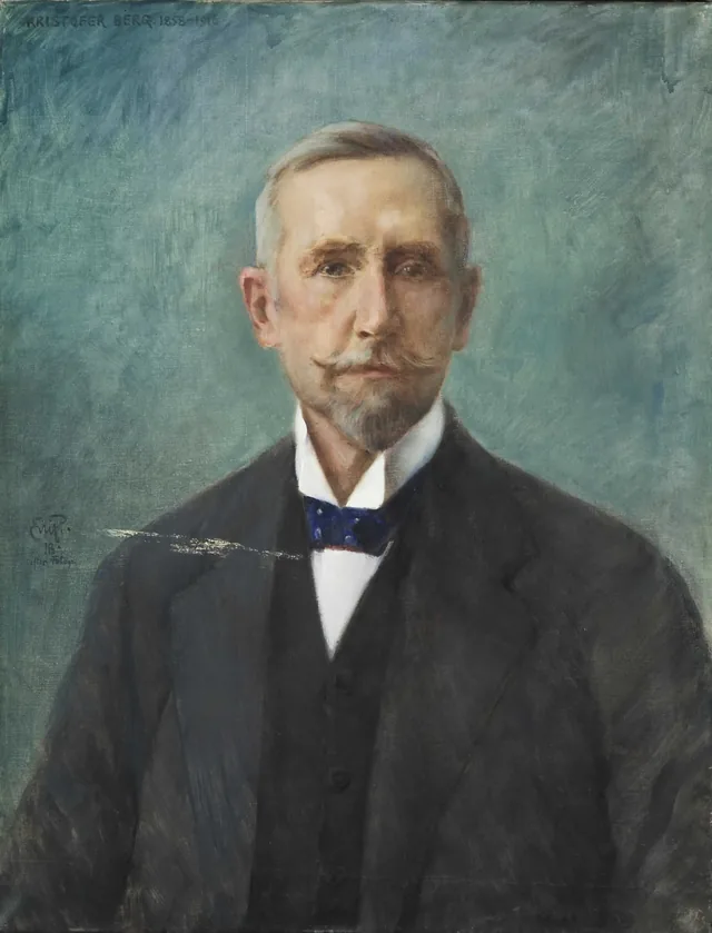 Portrait of Kristofer Berg, Eilif Peterssen