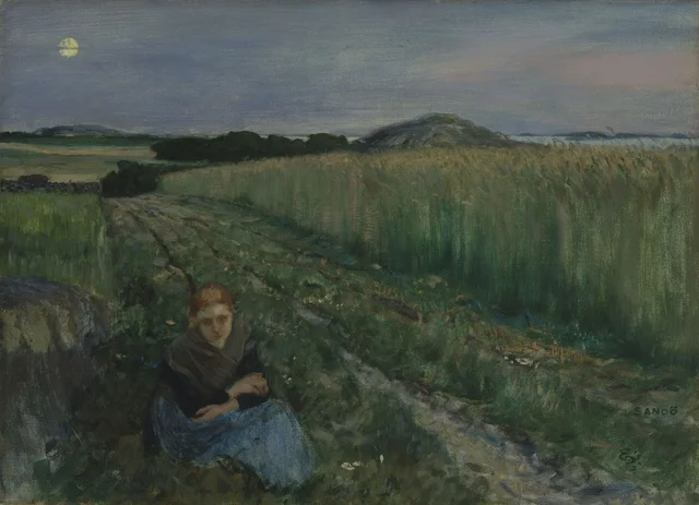Summer Evening, Sandø, Eilif Peterssen