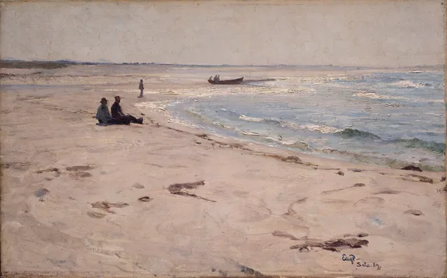 From the Beach at Sele, Eilif Peterssen