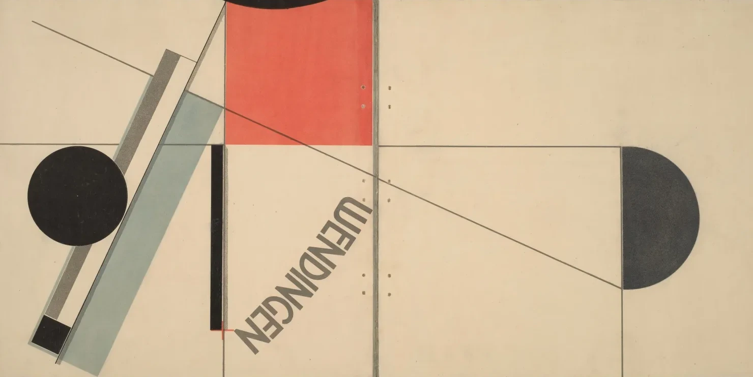 Wendingen (couverture), El Lissitzky