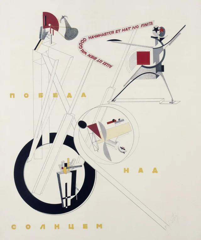 Figurines. La conception plastique du spectacle électromécanique « La Victoire sur le soleil », El Lissitzky