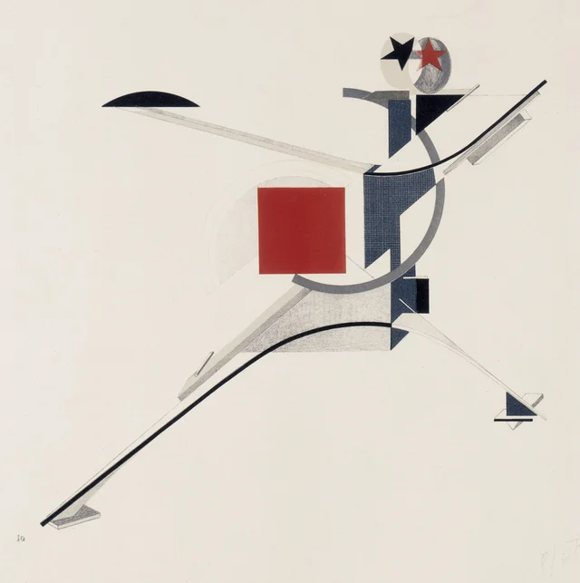 L'Homme nouveau (Figurines, feuille 10), El Lissitzky