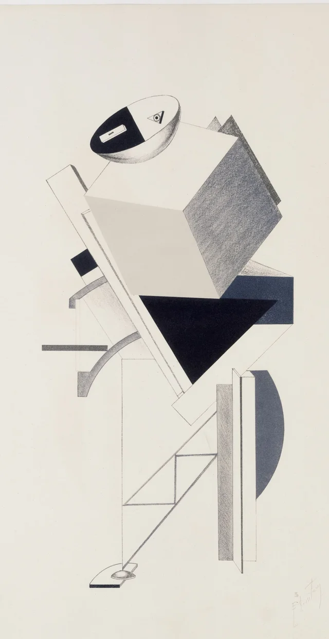 La Sentinelle (Figurines, feuille 3), El Lissitzky