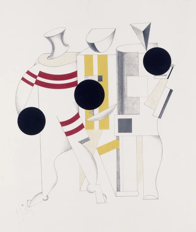 Les Sportifs (Figurines, feuille 6), El Lissitzky