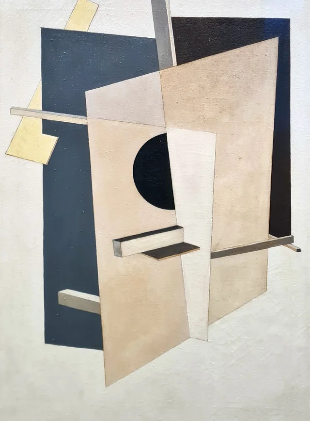 Proun 6, plans qui s'interpénètrent, El Lissitzky