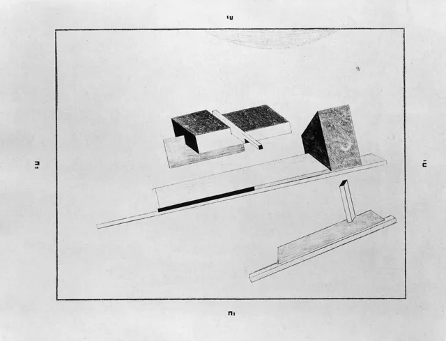 Proun P 1, El Lissitzky