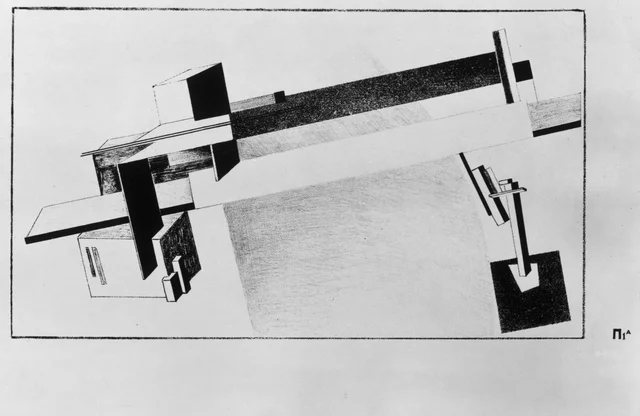Proun P 1 A, El Lissitzky