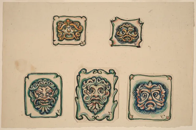 Cinco cabeças, Elihu Vedder