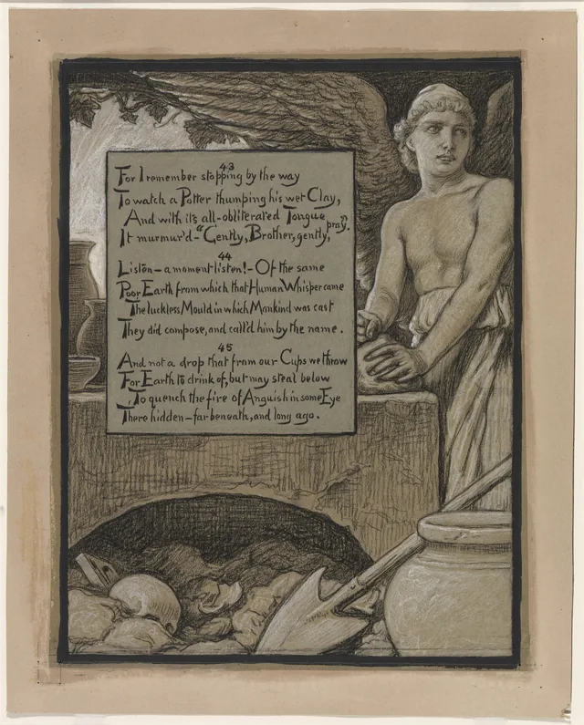 (Ilustração para o Rubaiyat de Omar Khayyam) O Oleiro celeste