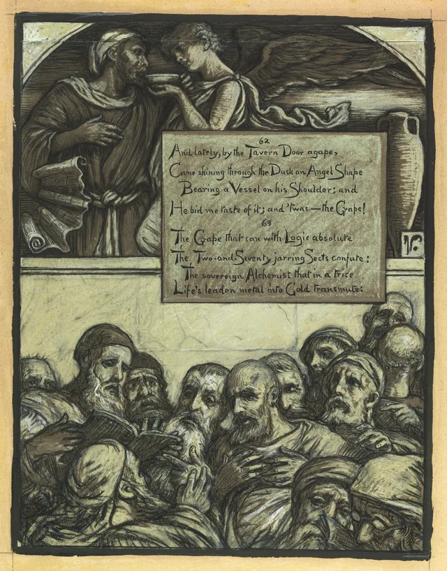 (Ilustração para o Rubaiyat de Omar Khayyam) As Seitas discordantes