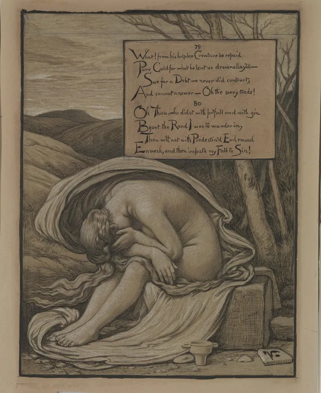 (Ilustração para o Rubaiyat de Omar Khayyam) A Madalena