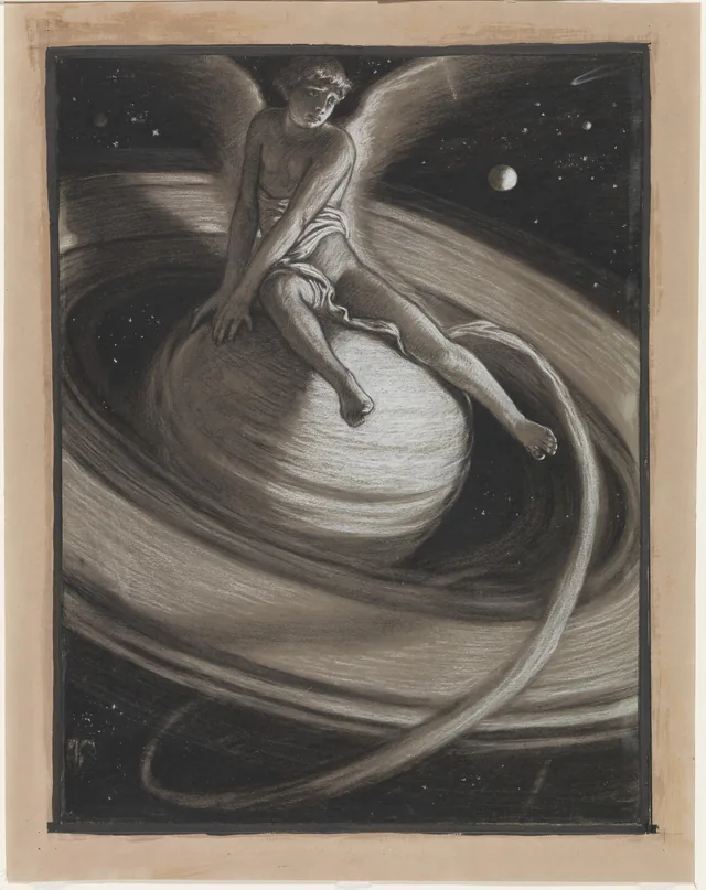 (Ilustração para o Rubaiyat de Omar Khayyam) O Trono de Saturno