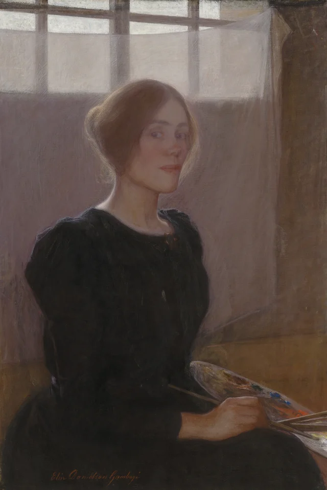 Autorretrato, Elin Danielson-Gambogi