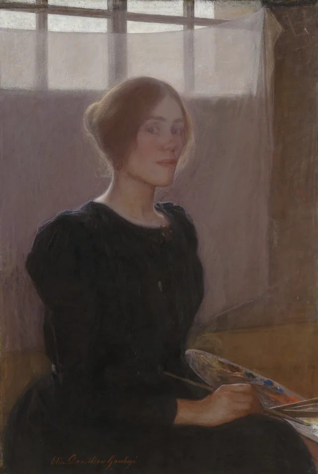 Autorretrato, Elin Danielson-Gambogi