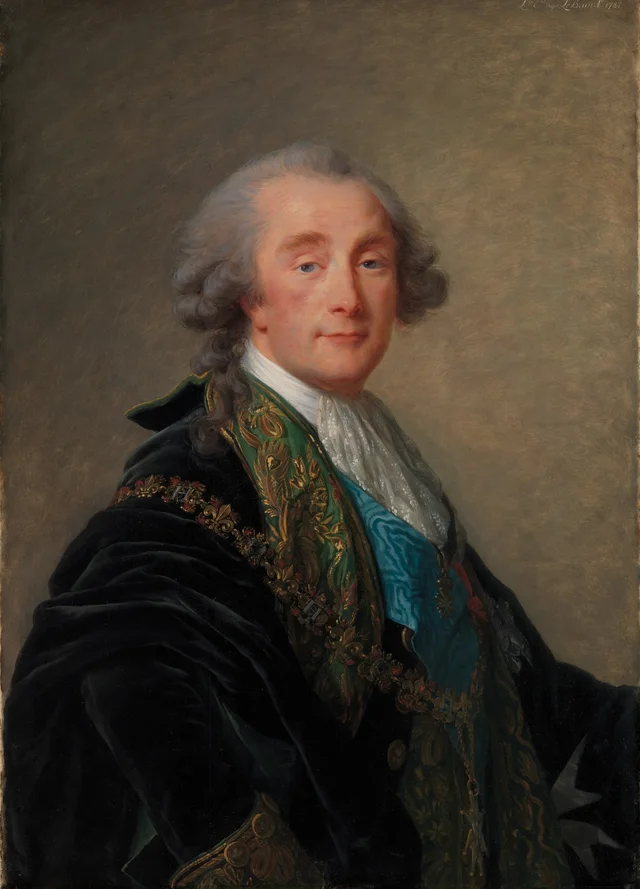 Alexandre Charles Emmanuel de Crussol-Florensac, Élisabeth Vigée Le Brun
