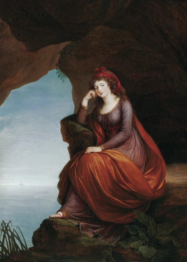 Princess Maria Josepha Hermenegilde Esterházy as Ariadne on Naxos, Élisabeth Vigée Le Brun