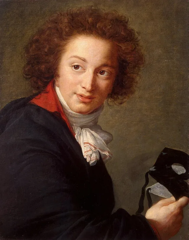 Le comte Grigori Tchernychev tenant un masque, Élisabeth Vigée Le Brun