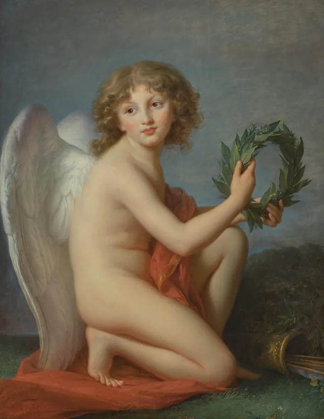 Le prince Henryk Lubomirski en Génie de la Renommée, Élisabeth Vigée Le Brun