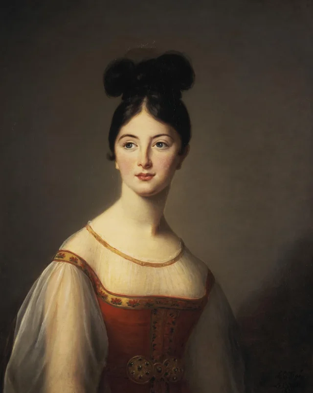 Léontine de Rivière, Élisabeth Vigée Le Brun