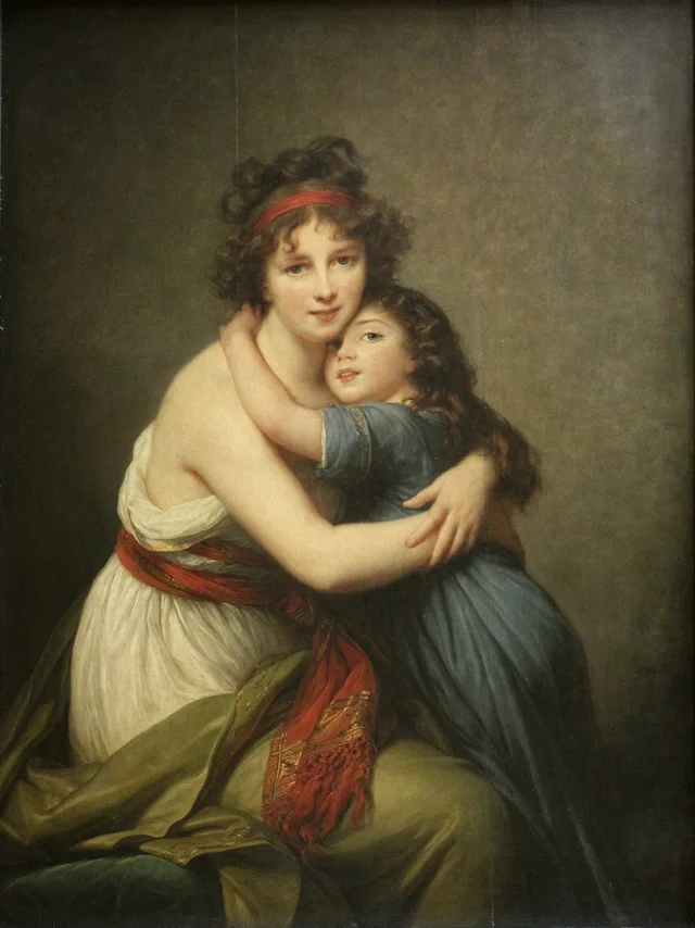 Madame Vigée Le Brun and her Daughter Julie (« à la grecque »), Élisabeth Vigée Le Brun