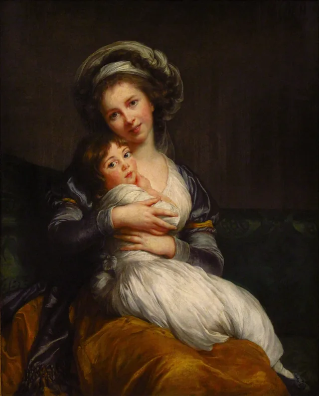 Madame Vigée Le Brun and her Daughter Julie (Maternal Tenderness), Élisabeth Vigée Le Brun