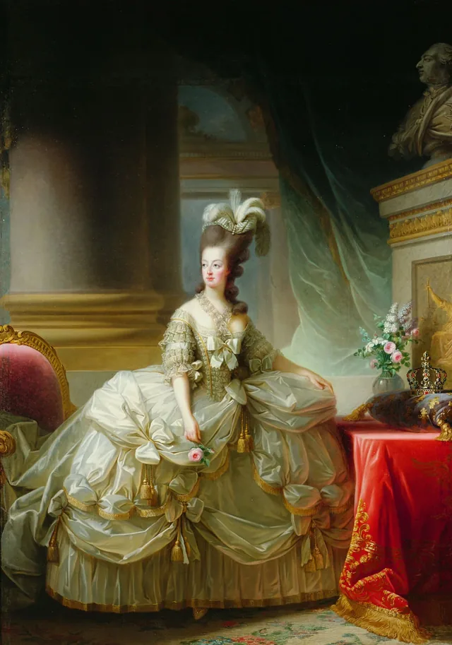 Marie-Antoinette en grand habit de cour