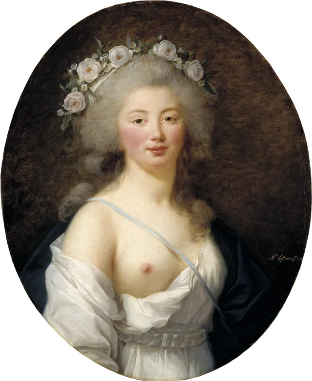 Portrait of a Young Lady as Flora, Élisabeth Vigée Le Brun
