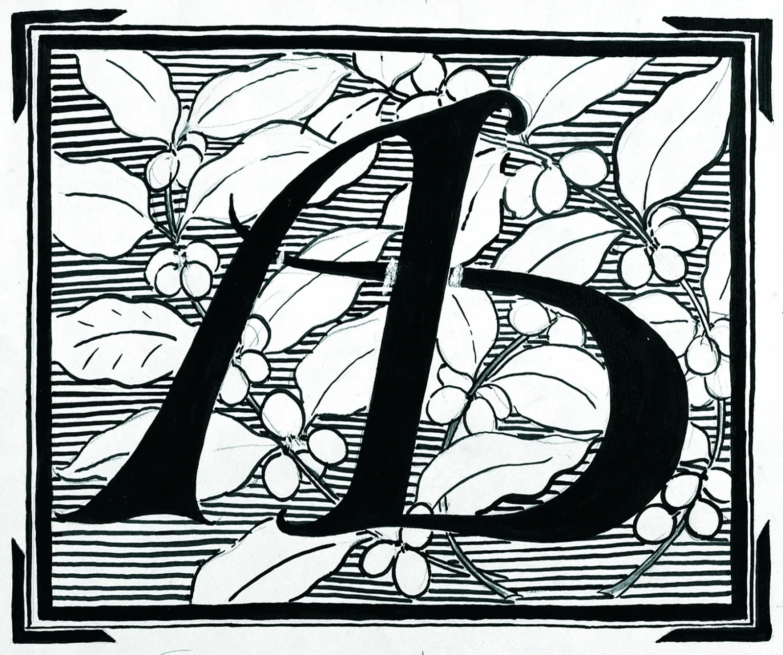 Art brésilien - Étude pour un logo, Eliseu Visconti