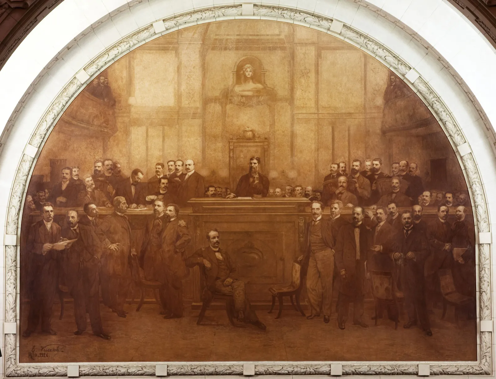 Signature de la Constitution de 1891, Eliseu Visconti