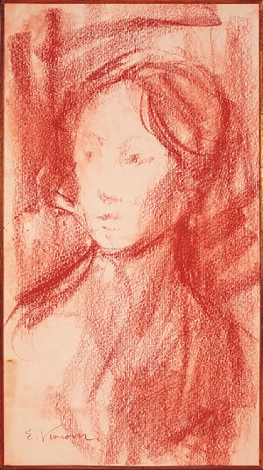 Tête de jeune fille, Eliseu Visconti
