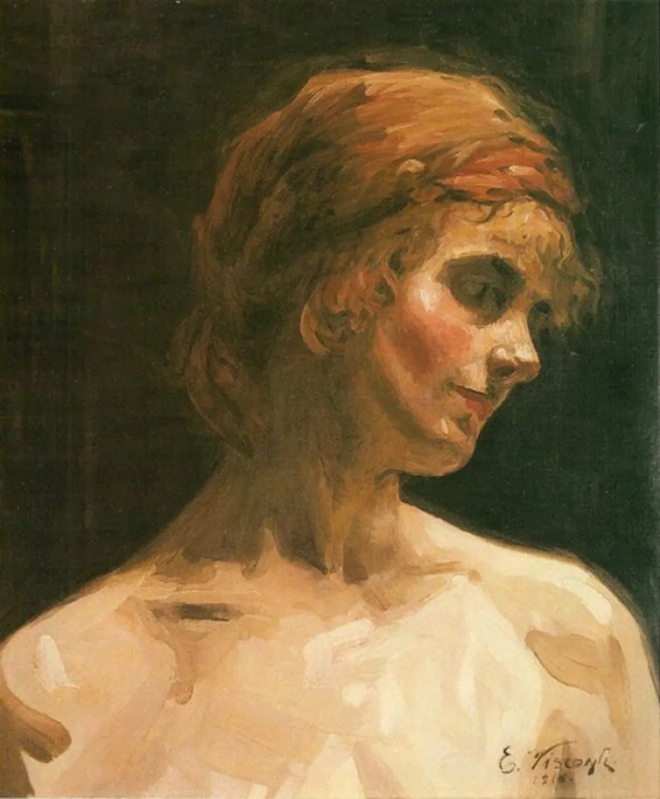 Tête de femme, Eliseu Visconti